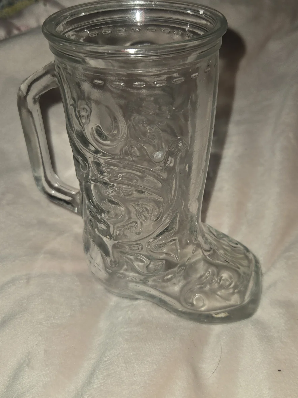 Clear Glass Boot-Shaped Beer Mug - Home Accents